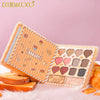 K&C-KC1635 Plush Bread 64 Colors Eye & Face Palette: 3 PC