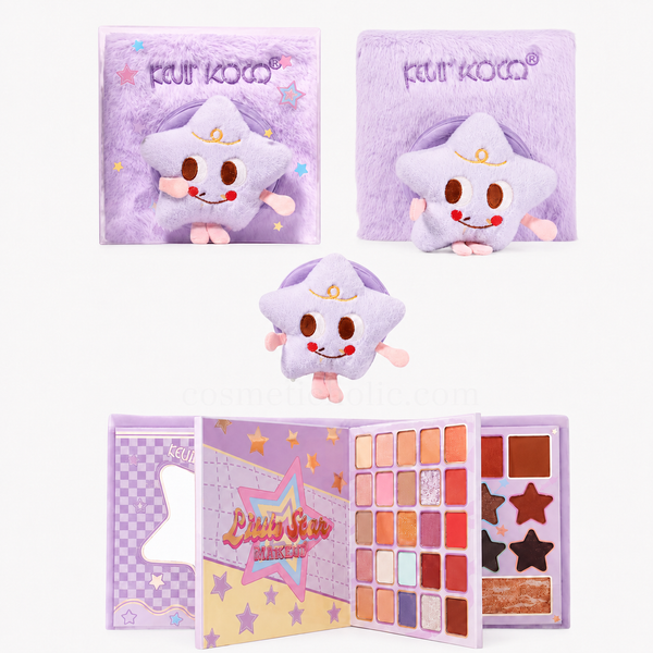 K&C-KC1634 Plush Star 64 Colors Eye & Face Palette: 3 PC