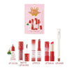 KEVIN&COCO Winter Whisper Lip Set K&C-KC1957 – gift pouch with lip gloss, matte lip gloss, lipstick, lip balm and lip liner