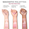 BC-9PSPMM 9 Colors Magnetic Palettes 'Muted Mauves' : 6 PC