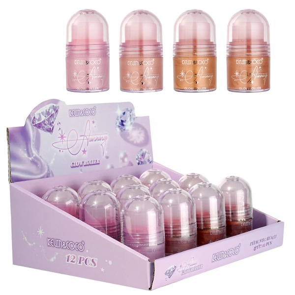 K&C-KC1433 Radiant Moon Light Roll On Glow Highlighter: 1 DZ