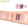 K&C-KC1482 Bamboo 12 Colors Eyeshadow Palette + Brushes: 3 PC