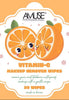 AC - AM627 'Vitamin C' Makeup Remover Wipes : 6 PC - CosmeticholicAmuse CosmeticsACAM627skincare & BodyAC - AM627 'Vitamin C' Makeup Remover Wipes : 6 PC