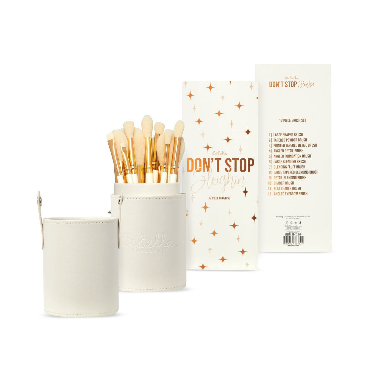 BB - 12BHC 'Don't Stop Sleighin'' 12PC Brush Set : 1 SET - CosmeticholicBe BellaBB12BHCTools & BrushesBB - 12BHC 'Don't Stop Sleighin'' 12PC Brush Set : 1 SET