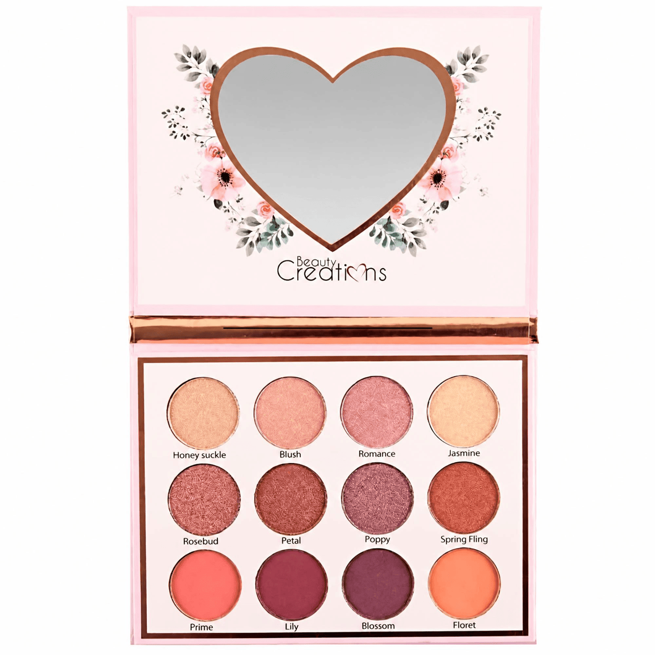 BC-EP12 : Floral Bloom "Eye Bloom" Palette 1 DZ - CosmeticholicBeauty CreationsBCEP12EyesBC-EP12 : Floral Bloom "Eye Bloom" Palette 1 DZ
