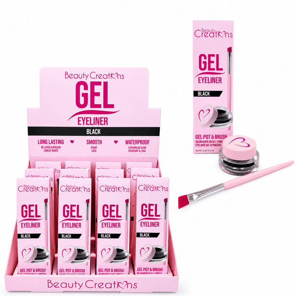 BC-GD01: Gel Eyeliner Black 1 DZ - CosmeticholicBeauty CreationsGD01EyesBC-GD01: Gel Eyeliner Black 1 DZ