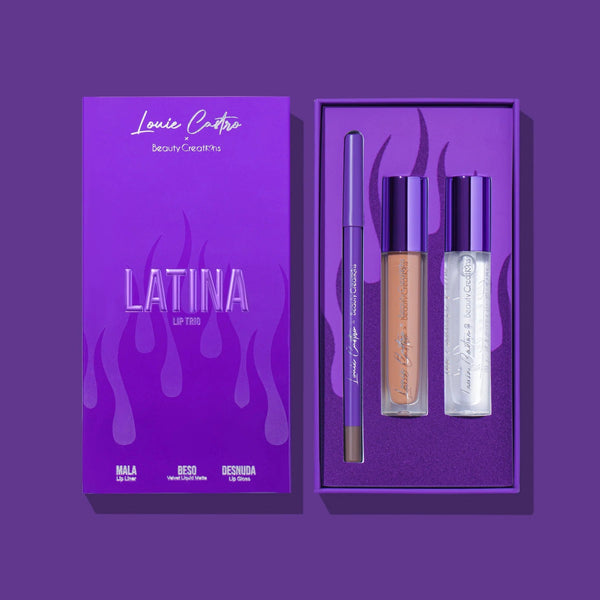 BC - LCL01 Louie Castro 'LATINA' Lip Trio : 3 SET - CosmeticholicBeauty CreationsBCLCL01LipsBC - LCL01 Louie Castro 'LATINA' Lip Trio : 3 SET