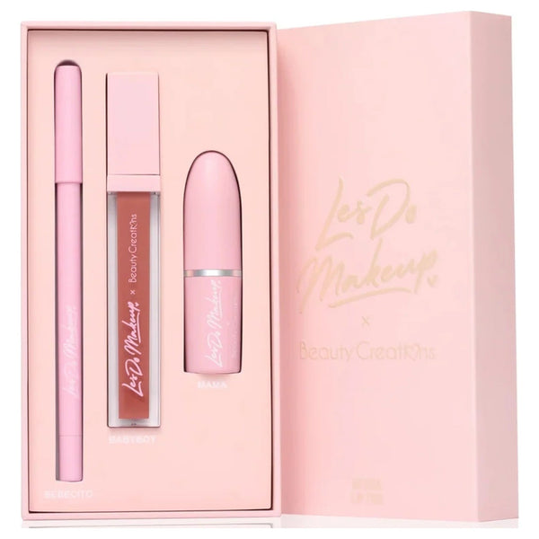 BC-LDLTM 'Mi Vida' Lip Trio : 3 PC - CosmeticholicBeauty CreationsBCLDLTMLipsBeauty Creations 'Mi Vida' Lip Trio BC-LDLTM – Les Do Makeup gift box with lip liner, liquid lipstick and lipstick