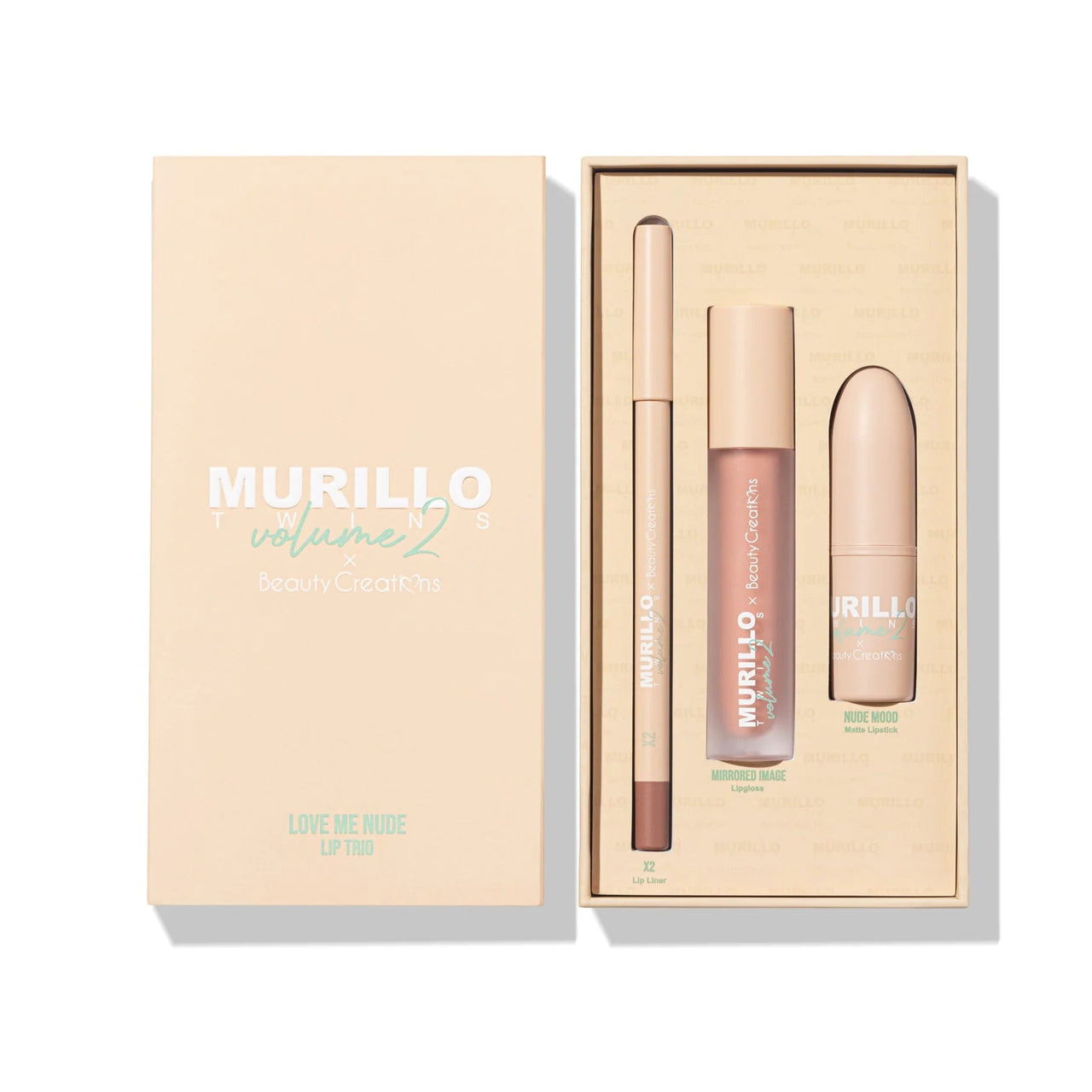 BC - MT2LT Murillo Twins Vol.2 Love Me Nude Lip Trio Kit : 3 SET - CosmeticholicBeauty CreationsBCMT2LTLipsBC - MT2LT Murillo Twins Vol.2 Love Me Nude Lip Trio Kit : 3 SET