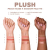 BC-PLP PLUSH 4 Color Palette : 3 PC - CosmeticholicBeauty CreationsPLP5EyesPeach TeaseBC-PLP PLUSH 4 Color Palette : 3 PC