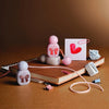 K&C-KC1437 Big Kid Bow Glossy Lip Gloss: 3DZ
