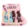 K&C-KC1440 Big Kid Bow Liquid Blush W/Pompom Keychain: 2DZ