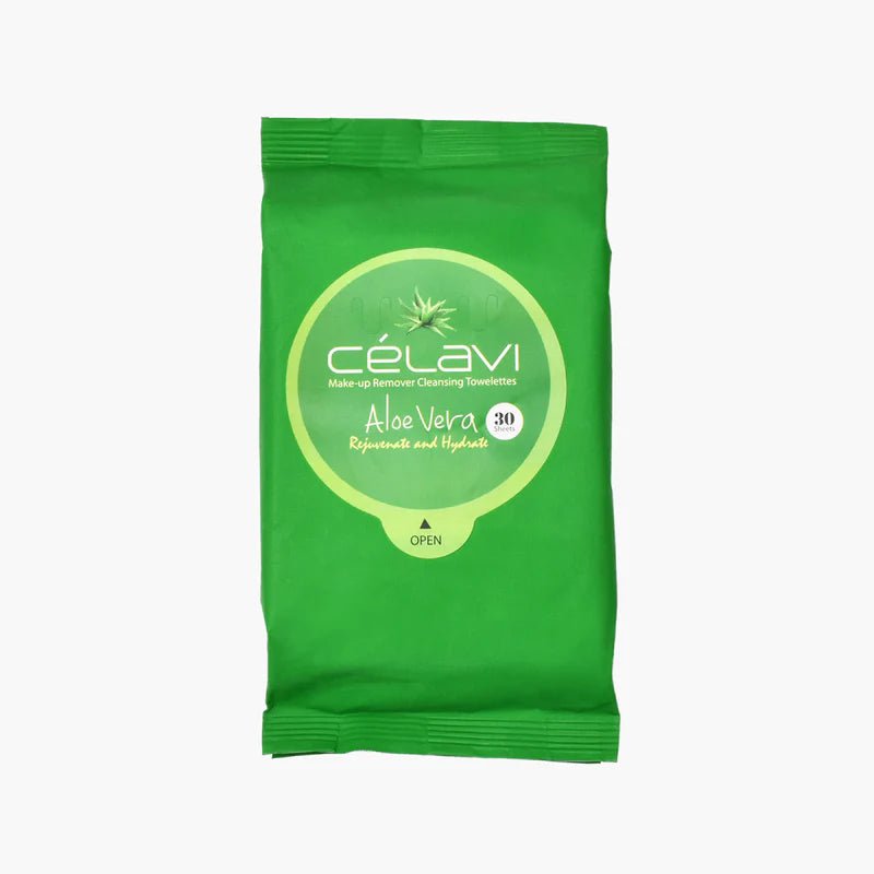 CV - MT Makeup Remover Cleansing Towelettes : 6PC - CosmeticholicCelaviCVMT001skincare & BodyMT001 AloeCV - MT Makeup Remover Cleansing Towelettes : 6PC