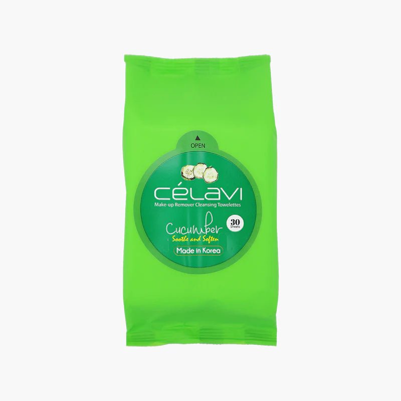 CV - MT Makeup Remover Cleansing Towelettes : 6PC - CosmeticholicCelaviCVMT004skincare & BodyMT004 CucumberCV - MT Makeup Remover Cleansing Towelettes : 6PC