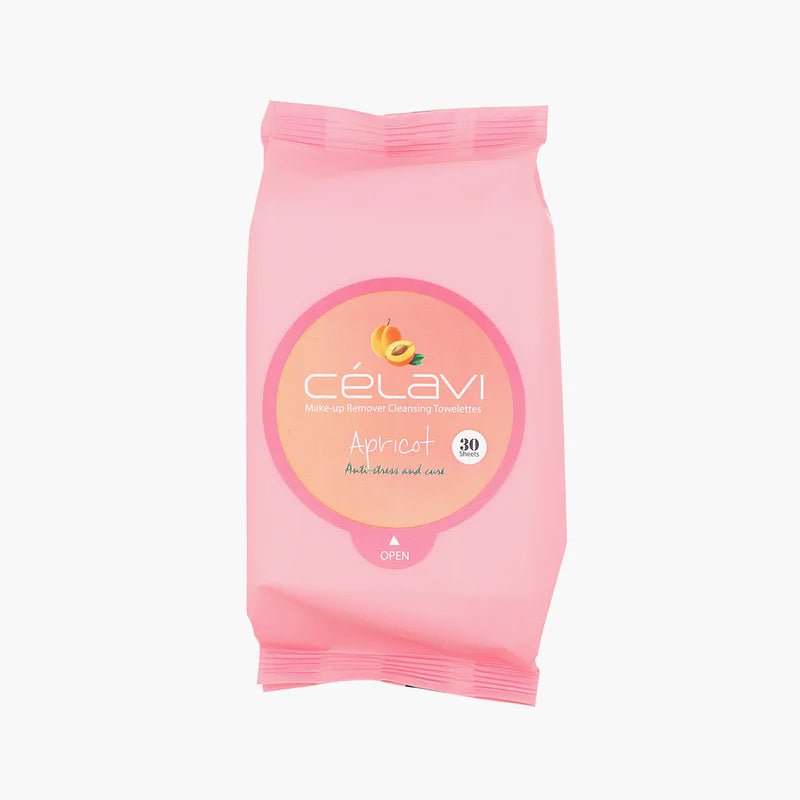 CV - MT Makeup Remover Cleansing Towelettes : 6PC - CosmeticholicCelaviCVMT009skincare & BodyMT009 ApricotCV - MT Makeup Remover Cleansing Towelettes : 6PC
