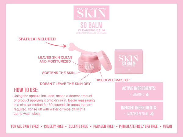 BC-SKSBB 'SO BALM' Cleansing Balm : 3 PC – Cosmeticholic