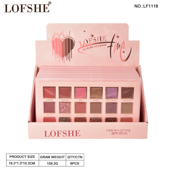 K&C-LF1118 Joyful Time 18 Eyeshadow Palette : 6 PC