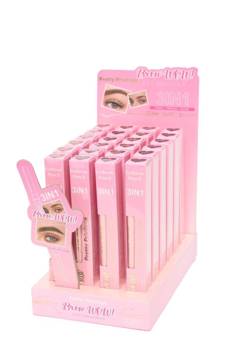 PP-WOW314 3 in 1 Eyebrow Pencil : 2 DZ