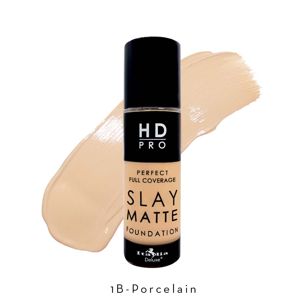 ITA - 119B : HD Pro Slay Matte Liquid Foundation (8 Shades) : 6 PC - CosmeticholicItalia DeluxeITA119SM01Face1B PorcelainITA - 119B : HD Pro Slay Matte Liquid Foundation (8 Shades) : 6 PC
