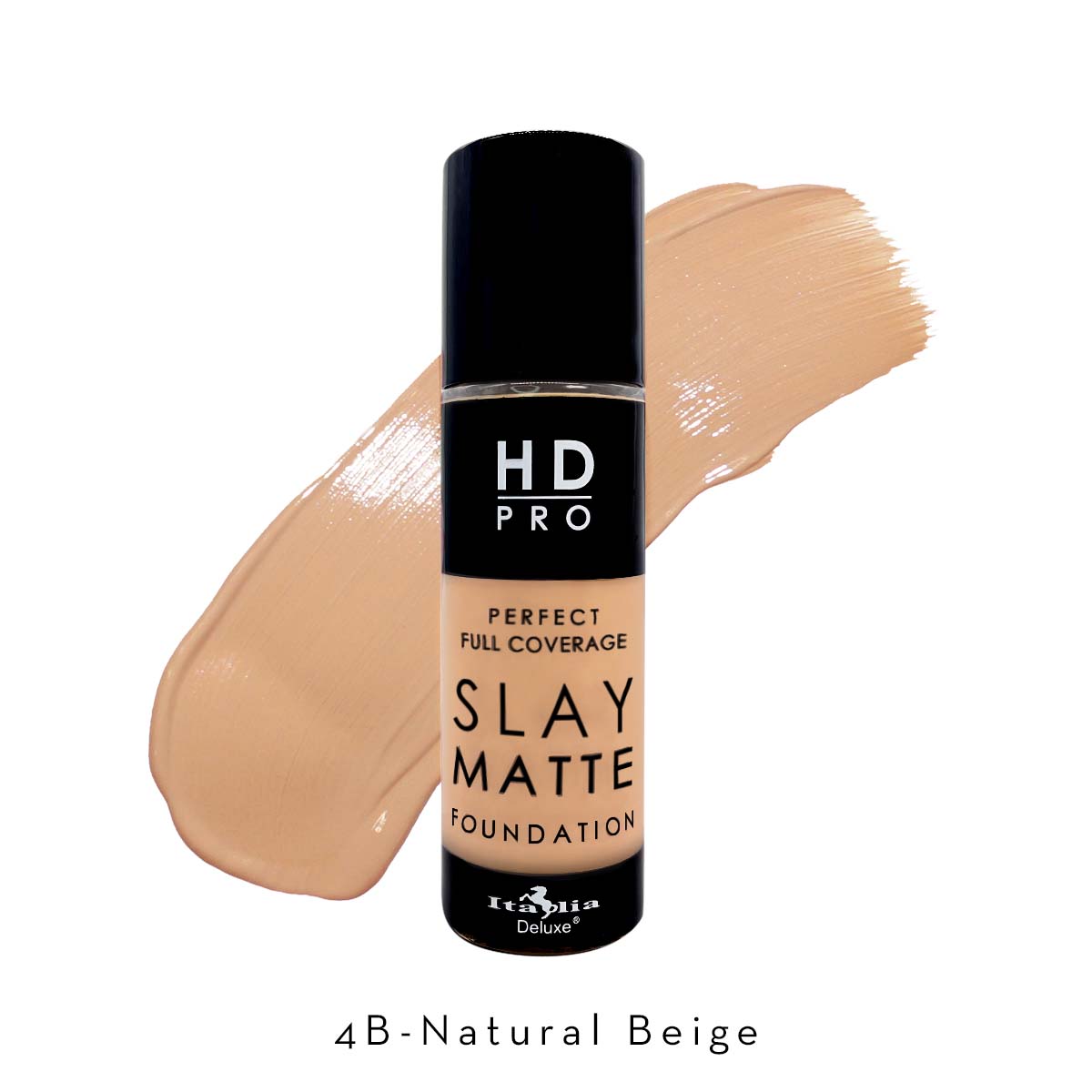 ITA - 119B : HD Pro Slay Matte Liquid Foundation (8 Shades) : 6 PC - CosmeticholicItalia DeluxeITA119SM04Face4B Natural BeigeITA - 119B : HD Pro Slay Matte Liquid Foundation (8 Shades) : 6 PC