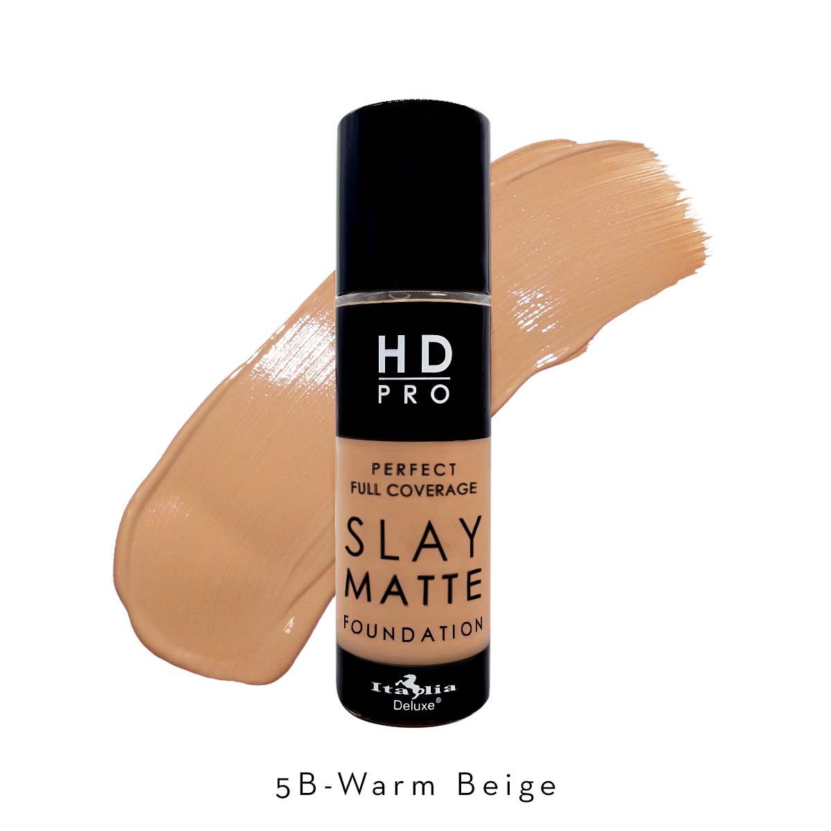 ITA - 119B : HD Pro Slay Matte Liquid Foundation (8 Shades) : 6 PC - CosmeticholicItalia DeluxeITA119SM05Face5B Warm BeigeITA - 119B : HD Pro Slay Matte Liquid Foundation (8 Shades) : 6 PC