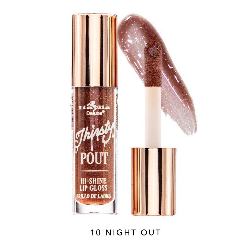 ITA - 174 Thirsty Pout Hi - Shine Lip Gloss : 6 PC - CosmeticholicItalia DeluxeITA17410Lips10 Night OutITA - 174 Thirsty Pout Hi - Shine Lip Gloss : 6 PC