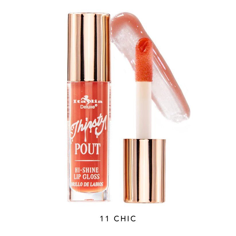 ITA - 174 Thirsty Pout Hi - Shine Lip Gloss : 6 PC - CosmeticholicItalia DeluxeITA17411Lips11 ChicITA - 174 Thirsty Pout Hi - Shine Lip Gloss : 6 PC