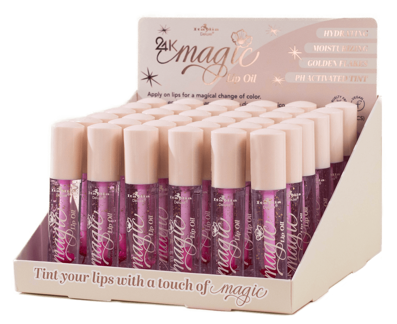 ITA - 175B 24K Magic Lip Oil : 3 DZ - CosmeticholicItalia DeluxeITA175BLipsITA - 175B 24K Magic Lip Oil : 3 DZ