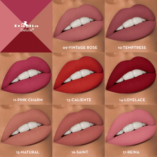 ITA-191 Mousse Matte Lipstick 24 Colors: 6 PC – Cosmeticholic