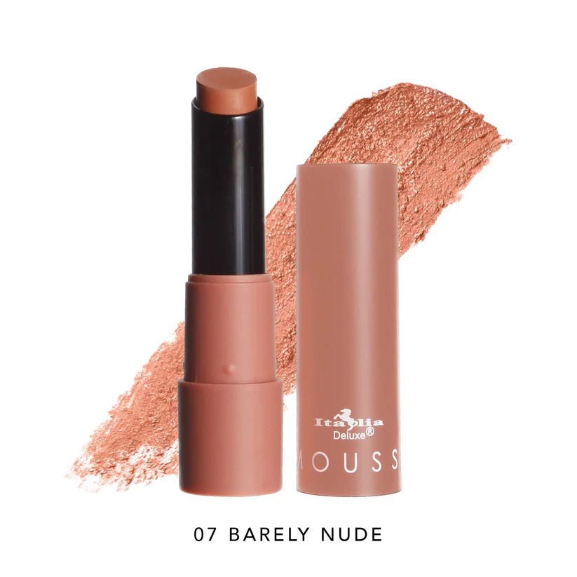 ITA - 191 Mousse Matte Lipstick 24 Colors: 6 PC - CosmeticholicItalia Deluxe191-07Lips07 Barely NudeITA - 191 Mousse Matte Lipstick 24 Colors: 6 PC