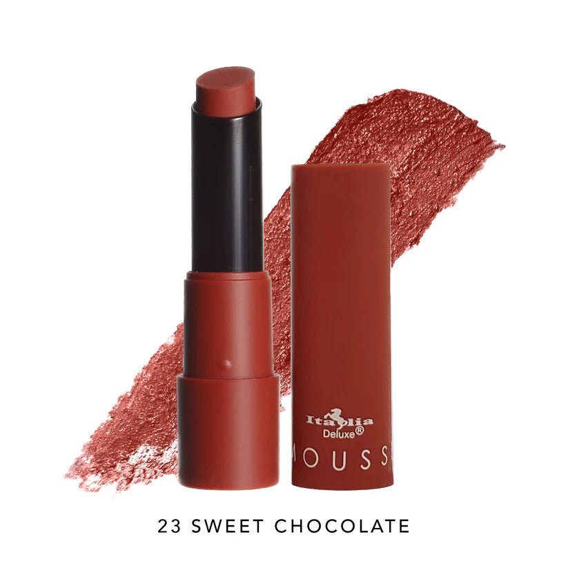 ITA - 191 Mousse Matte Lipstick 24 Colors: 6 PC - CosmeticholicItalia Deluxe191-23Lips23 Sweet ChocolateITA - 191 Mousse Matte Lipstick 24 Colors: 6 PC