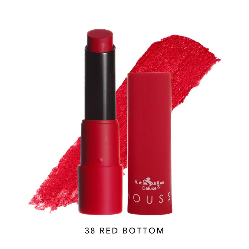 ITA - 191 Mousse Matte Lipstick 24 Colors: 6 PC - CosmeticholicItalia Deluxe191-38Lips38 Red BottomITA - 191 Mousse Matte Lipstick 24 Colors: 6 PC