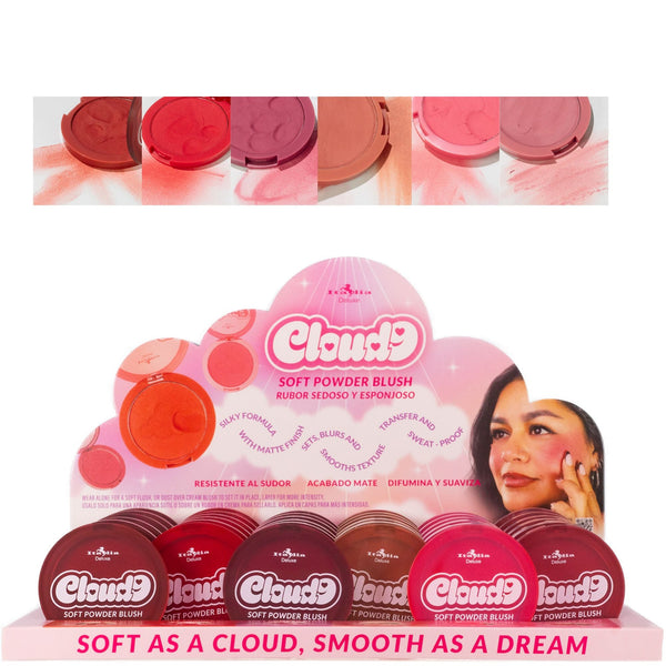 ITA - 312CSB Cloud 9 Soft Powder Blush : 3 DZ - CosmeticholicItalia DeluxeITA312CSBFaceITA - 312CSB Cloud 9 Soft Powder Blush : 3 DZ