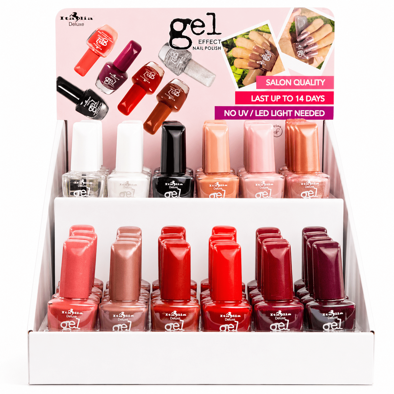 ITA-679A : Gel Effect Nail Polish 4 DZ - CosmeticholicItalia DeluxeNailsITA-679A : Gel Effect Nail Polish 4 DZ