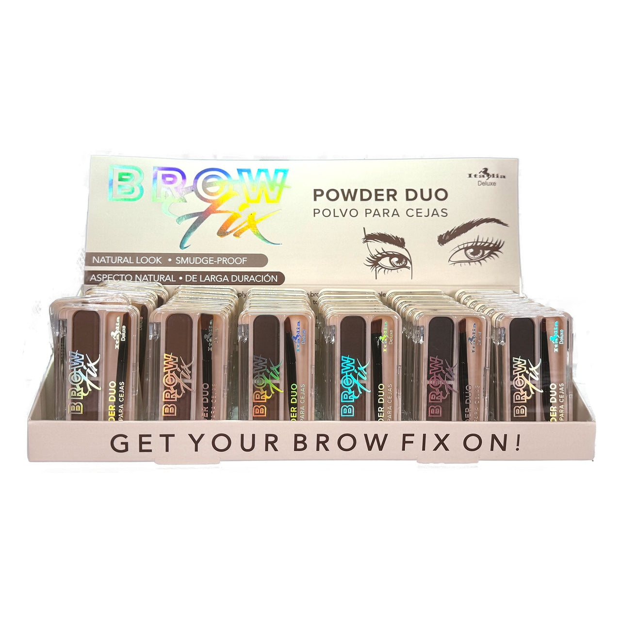 ITA - 830BF BROW FIX POWDER DUO ASSORTED : 3 DZ - CosmeticholicItalia DeluxeITA-830BFSETEyesITA - 830BF BROW FIX POWDER DUO ASSORTED : 3 DZ