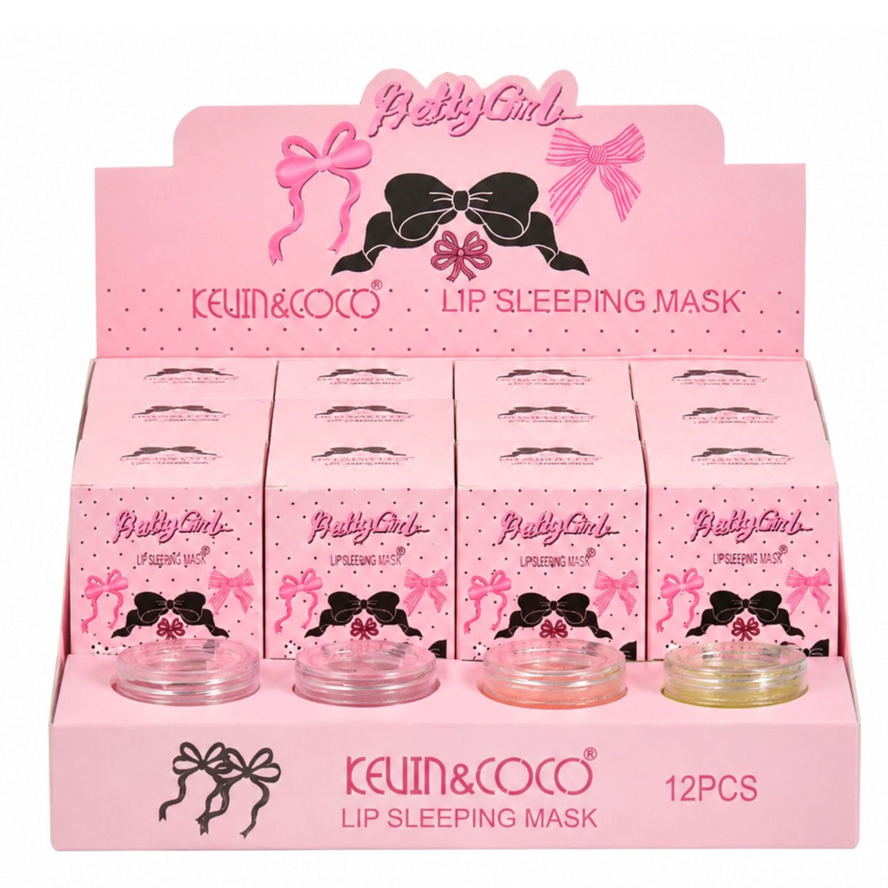 K&C - KC1164 'Bow' Pretty Girl Lip Mask with Samples: 1 DZ - CosmeticholicKEVIN&COCOKC1164LipsK&C - KC1164 'Bow' Pretty Girl Lip Mask with Samples: 1 DZ