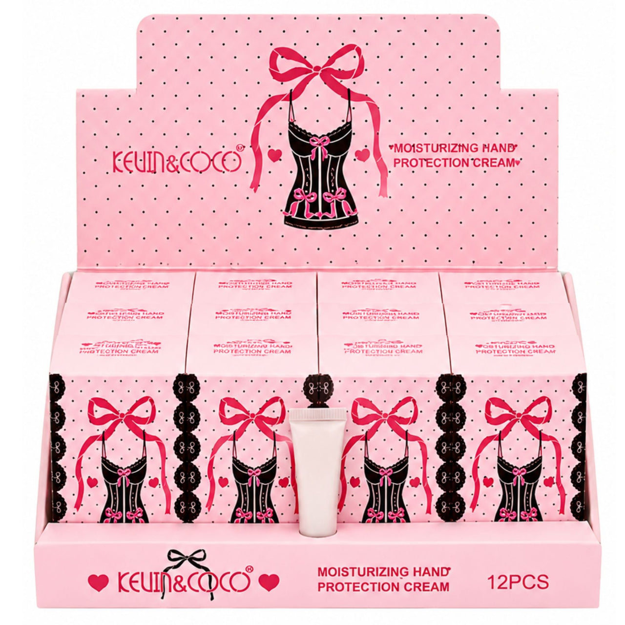 K&C - KC1165 'Bow' Dress Moisturizing Hand Cream with Sample: 1 DZ - CosmeticholicKEVIN&COCOKC1165skincare & BodyK&C - KC1165 'Bow' Dress Moisturizing Hand Cream with Sample: 1 DZ