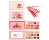 K&C - KC1181 Sweet Cherry Pie 26 Color Eyeshadow & Face Palette : 6 PC - CosmeticholicKEVIN&COCOKC1181EyesK&C - KC1181 Sweet Cherry Pie 26 Color Eyeshadow & Face Palette : 6 PC