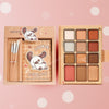 K&C - KC1480 Cookie 12 Colors Eyeshadow Palette + Brushes: 3 PC - CosmeticholicKEVIN&COCOKC1480EyesK&C - KC1480 Cookie 12 Colors Eyeshadow Palette + Brushes: 3 PC