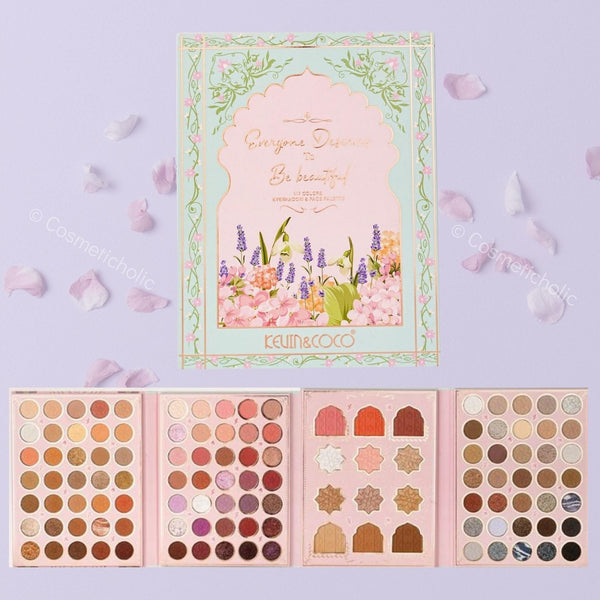 K&C - KC1589 Everyone Deserves To Be Beautiful Face Palette : 3 PC - CosmeticholicKEVIN&COCOKC1589EyesK&C - KC1589 Everyone Deserves To Be Beautiful Face Palette : 3 PC