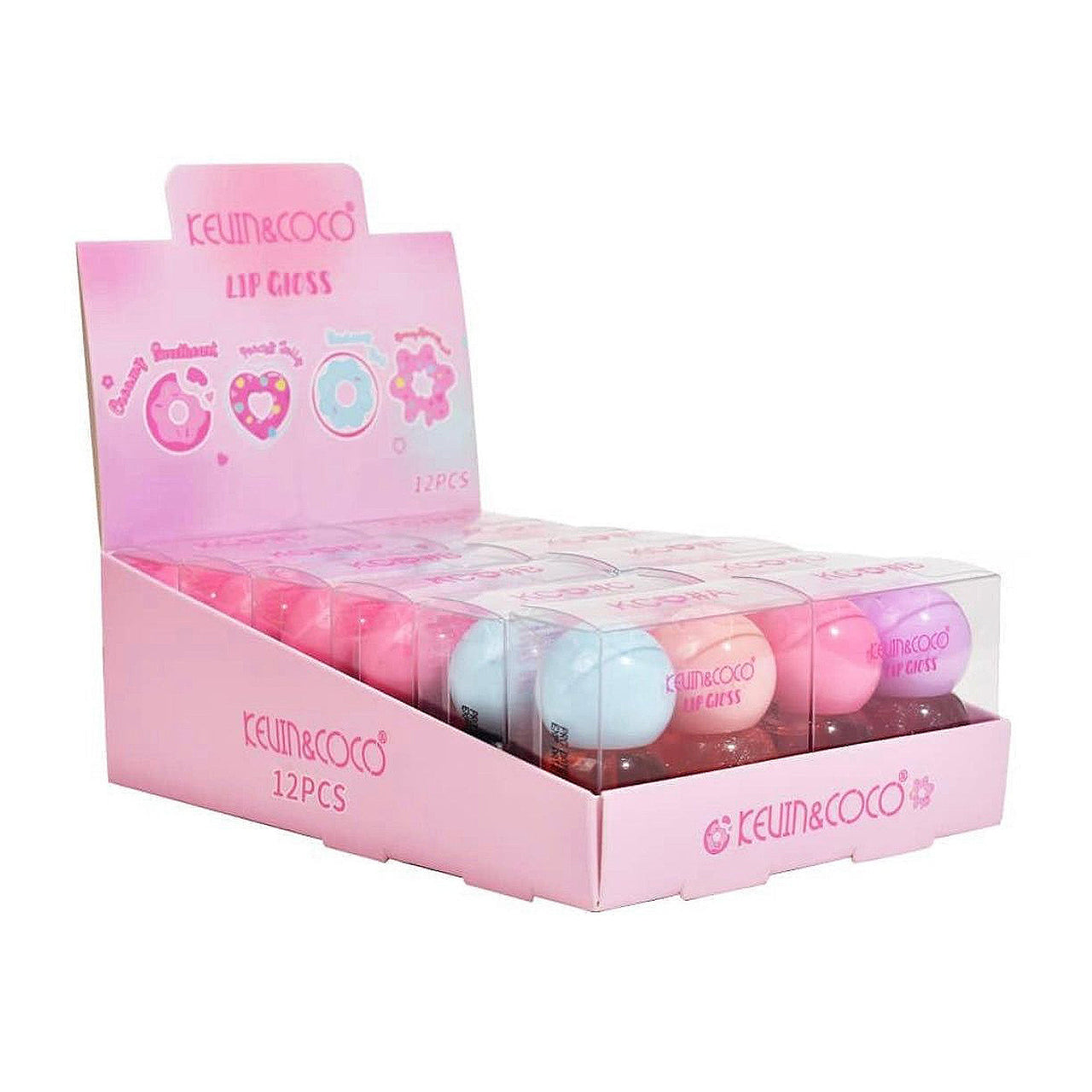 K&C - KC247844 Sweet Berry Collection Lipgloss Bundle : 12 SET - CosmeticholicKEVIN&COCOKC247844LipsK&C - KC247844 Sweet Berry Collection Lipgloss Bundle : 12 SET