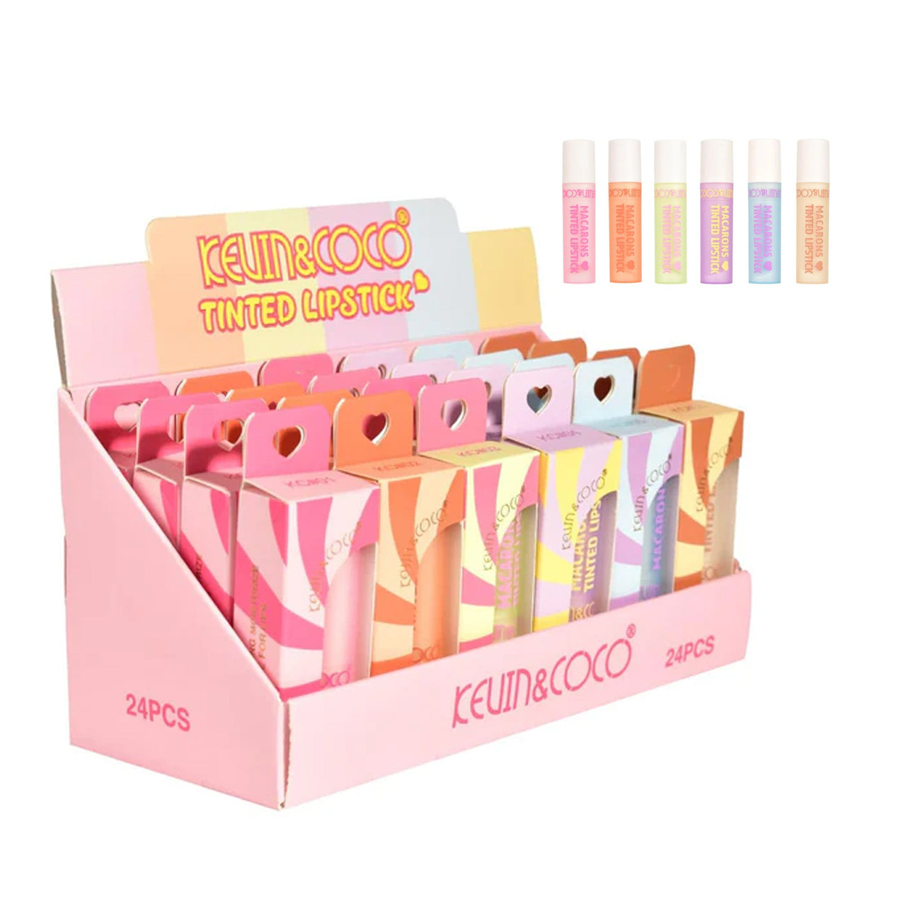 K&C - KC259176 Macaron Pastel Tinted Lipstick : 2 DZ - CosmeticholicKEVIN&COCOKC259176LipsK&C - KC259176 Macaron Pastel Tinted Lipstick : 2 DZ