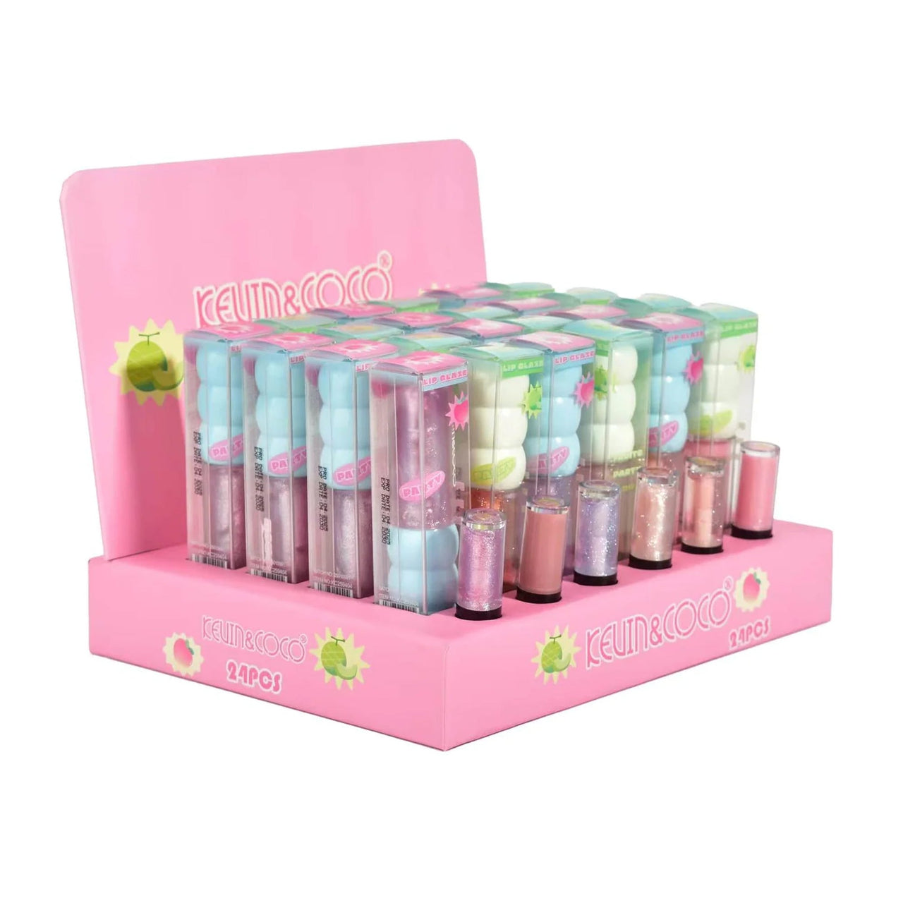 K&C - KC259404 Fruit Fiesta Lip Gloss : 2 DZ - CosmeticholicKEVIN&COCOKC259404LipsK&C - KC259404 Fruit Fiesta Lip Gloss : 2 DZ
