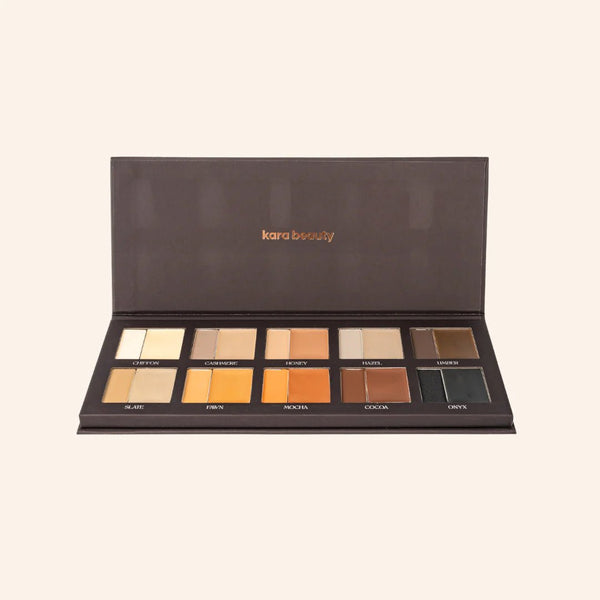 KR - F1 - 19 - 1 Face Focus Complete Canvas Palette : 6 PC - CosmeticholickaraKR-F1-19-1FaceKR - F1 - 19 - 1 Face Focus Complete Canvas Palette : 6 PC