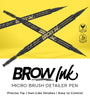 LAG - GBP : Brow Ink Micro Brush Detailer Pen - 3 SHADES : 3 PC - CosmeticholicL.A. GirlLAGGBP345EyesGBP345 Soft BrownLAG - GBP : Brow Ink Micro Brush Detailer Pen - 3 SHADES : 3 PC