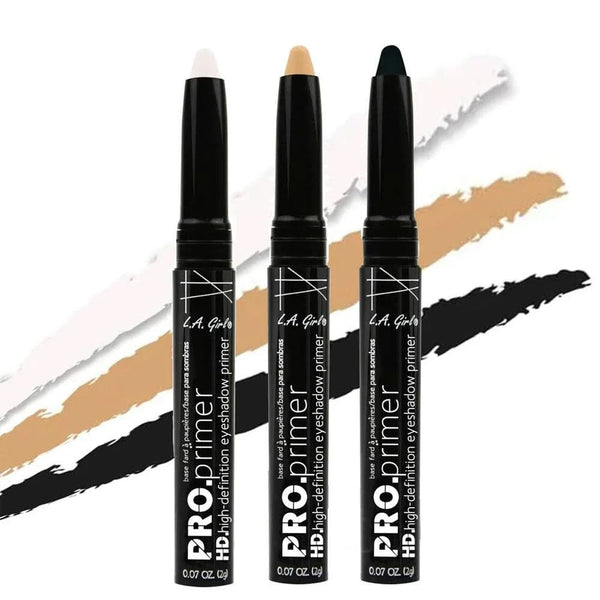 LAG - GEB HD PRO Primer Eyeshadow Stick : 3PC - CosmeticholicL.A. GirlLG-GEB195EyesGEB195 WhiteLAG - GEB HD PRO Primer Eyeshadow Stick : 3PC