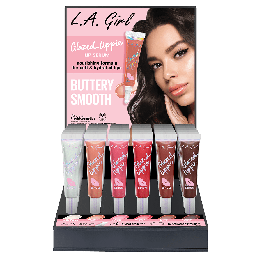 LAG - GPD545 Glazed Lippie Lip Serum Styrene Display - CosmeticholicL.A. GirlLAGGPD545LipsLAG - GPD545 Glazed Lippie Lip Serum Styrene Display