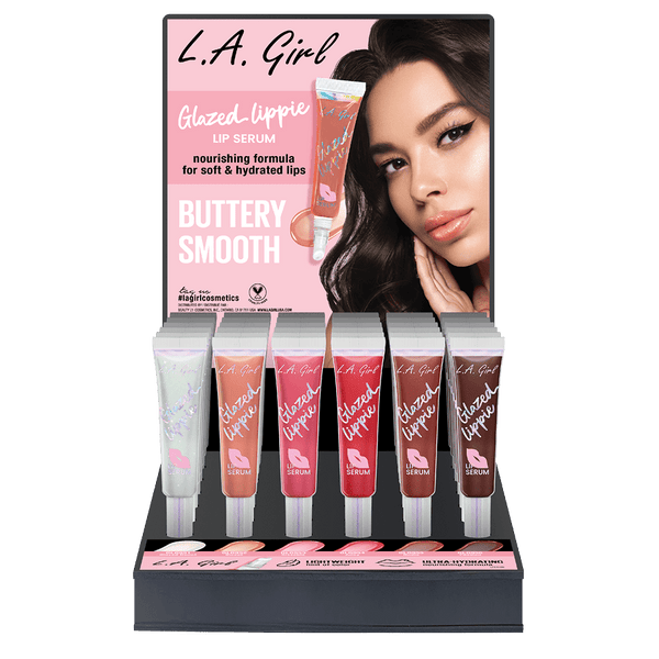 LAG - GPD545 Glazed Lippie Lip Serum Styrene Display - CosmeticholicL.A. GirlLAGGPD545LipsLAG - GPD545 Glazed Lippie Lip Serum Styrene Display
