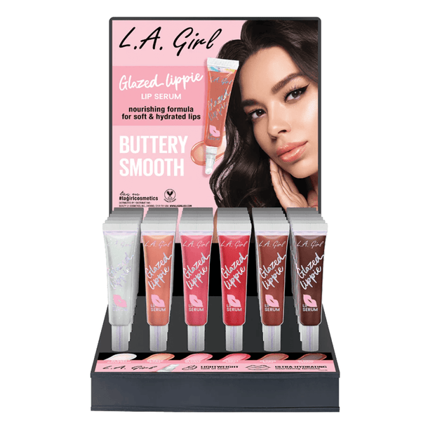 LAG-GPD545 Glazed Lippie Lip Serum Styrene Display - CosmeticholicL.A. GirlLAGGPD545LipsLAG-GPD545 Glazed Lippie Lip Serum Styrene Display