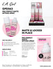 LAG - GPD563 12PC Pro Perfect Setting Spray 'Matte' with Display : 1 SET - CosmeticholicL.A GirlLAGGPD563FaceLAG - GPD563 12PC Pro Perfect Setting Spray 'Matte' with Display : 1 SET